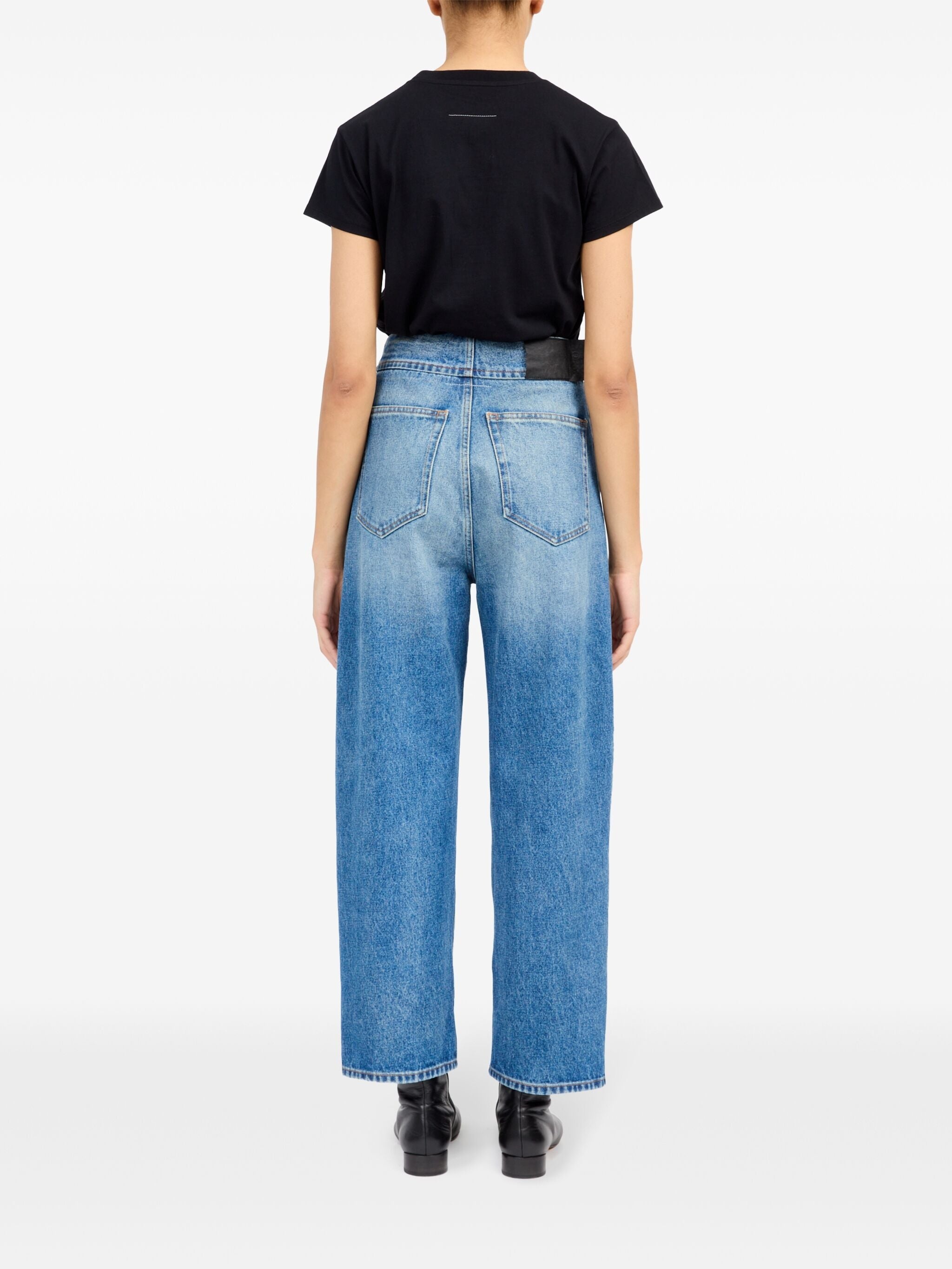 Button-up Straight Jeans - 6