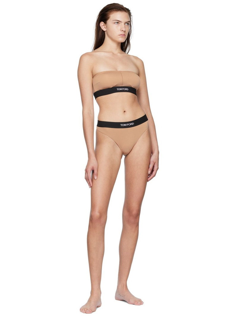 TOM FORD Beige Signature Bandeau Bra outlook
