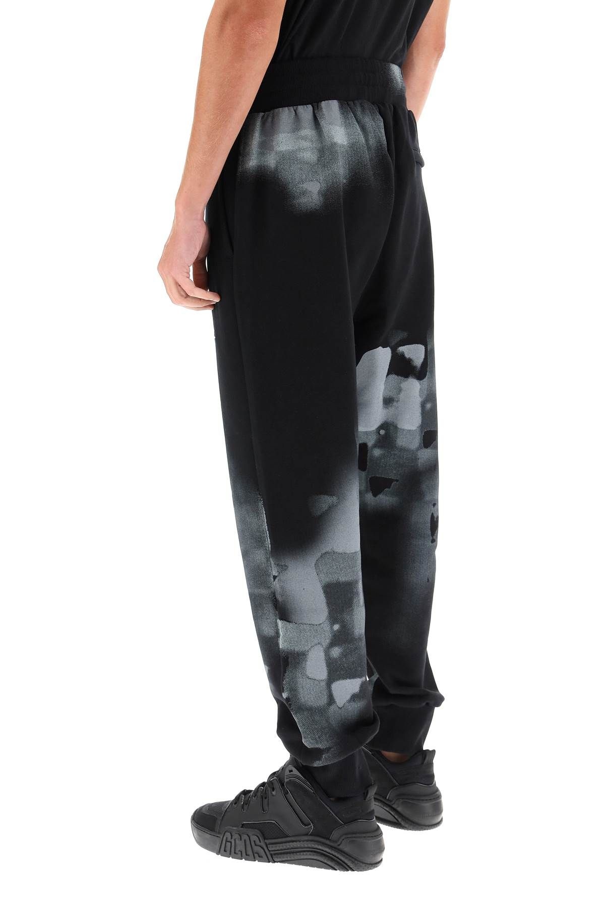 BRUSH STROKE PRINT SWEATPANTS - 4