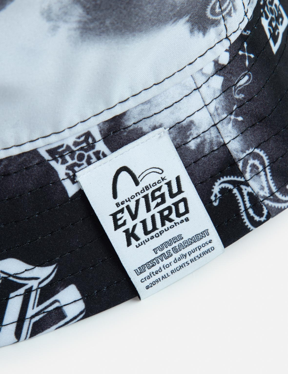 REFLECTIVE TAPE LOGO PRINT CAP - 4