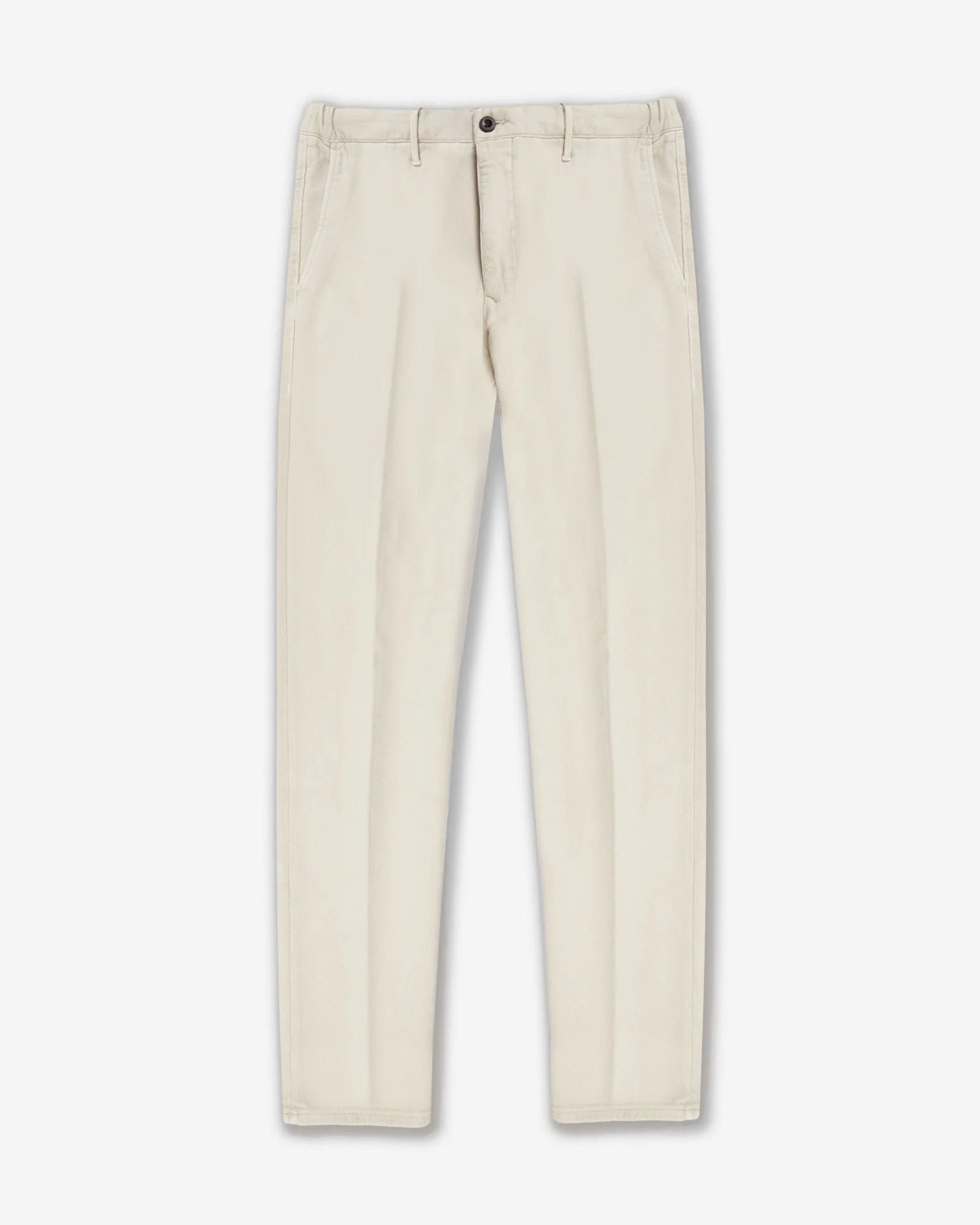 Slim fit cotton trousers - 1
