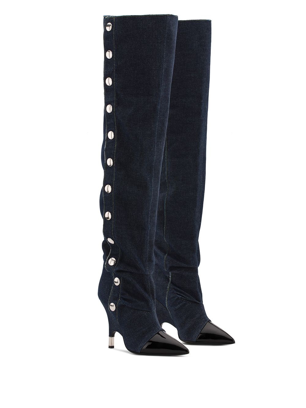 Harper stud-detail knee-high boots - 2