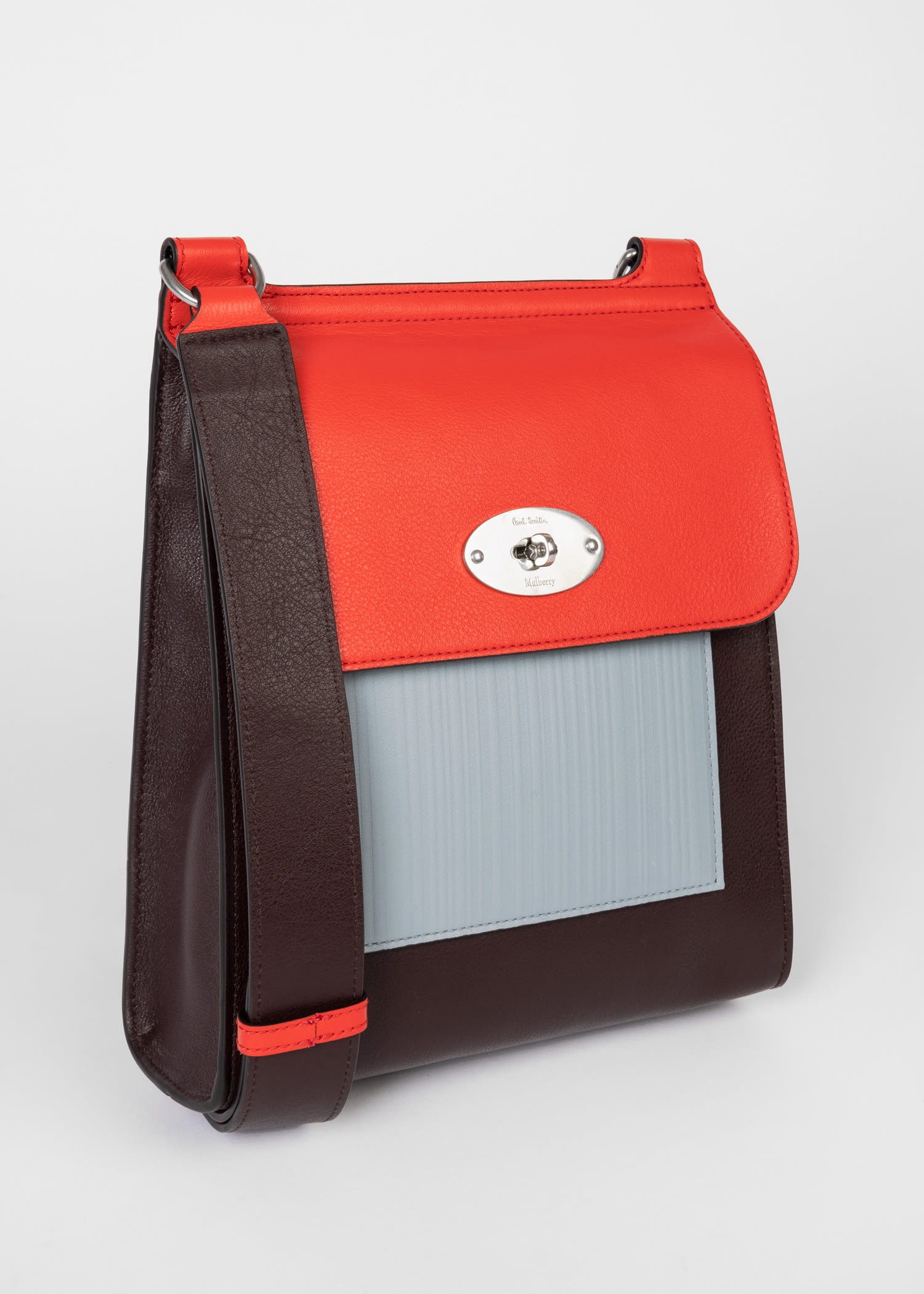 Mulberry x Paul Smith - Coral Orange Antony Bag - 5