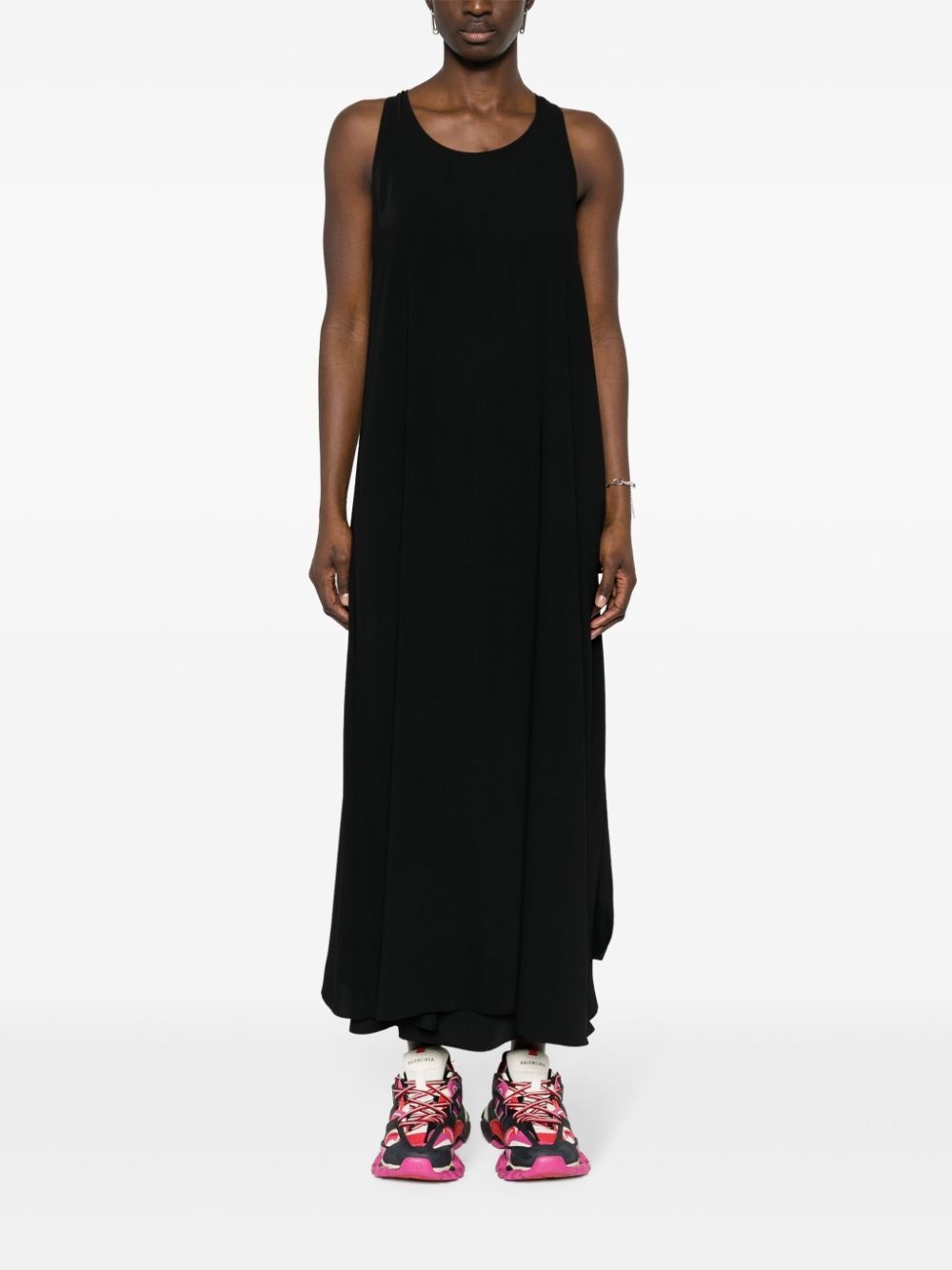 asymmetric-design dress - 3