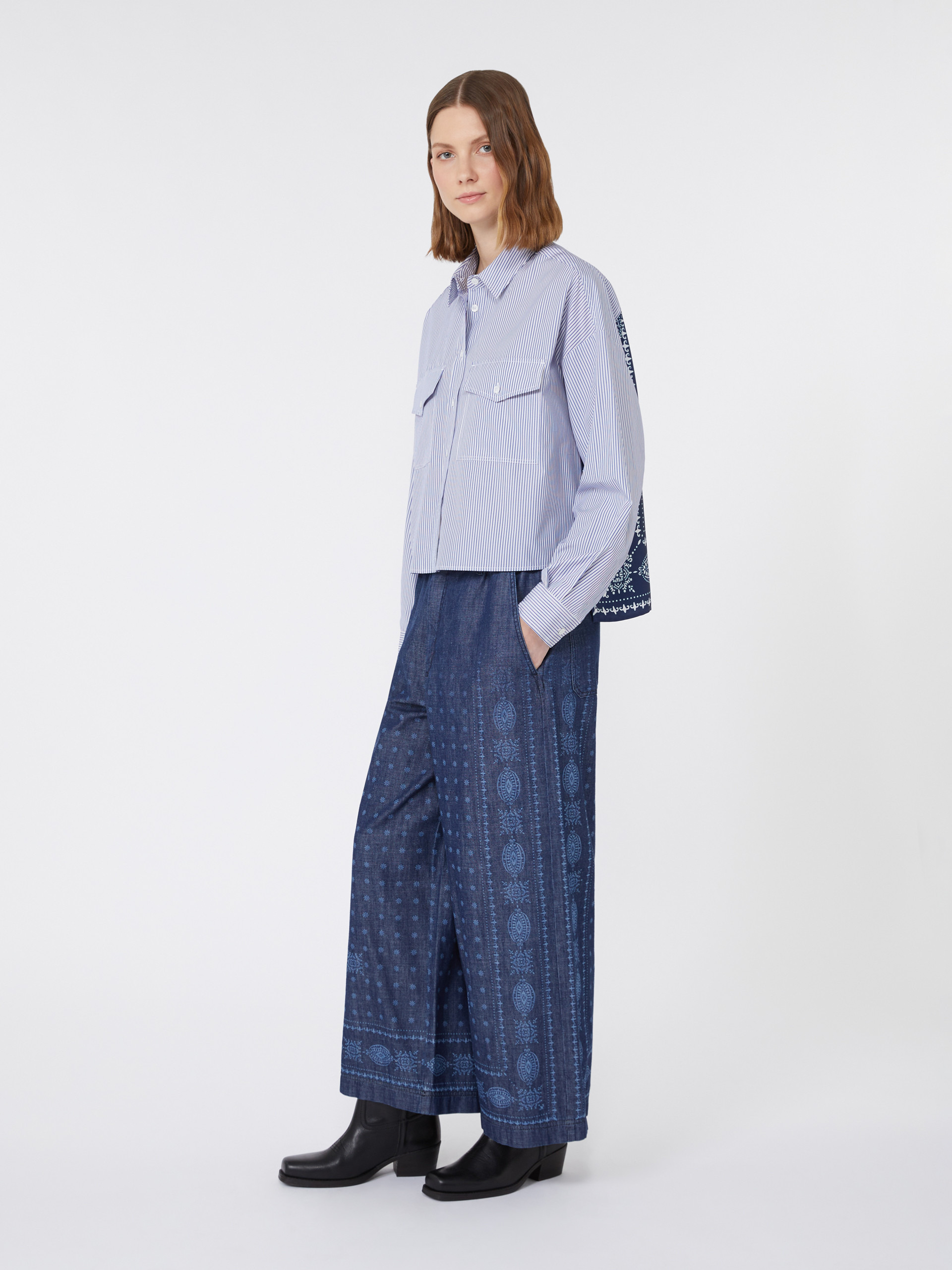 DORIA Heavy cotton canvas shirt - 2