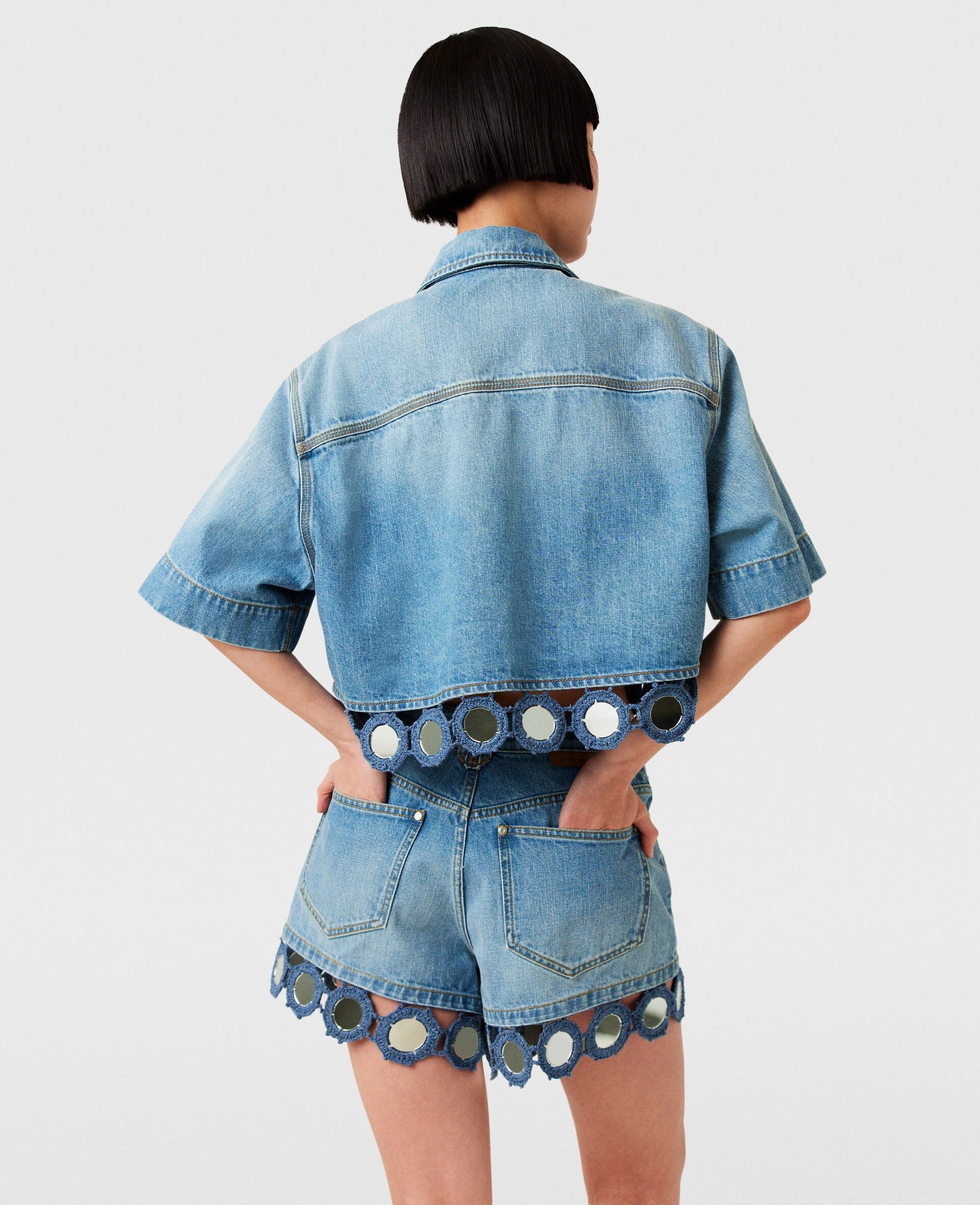 Mirror Crochet High-Rise Shorts - 5