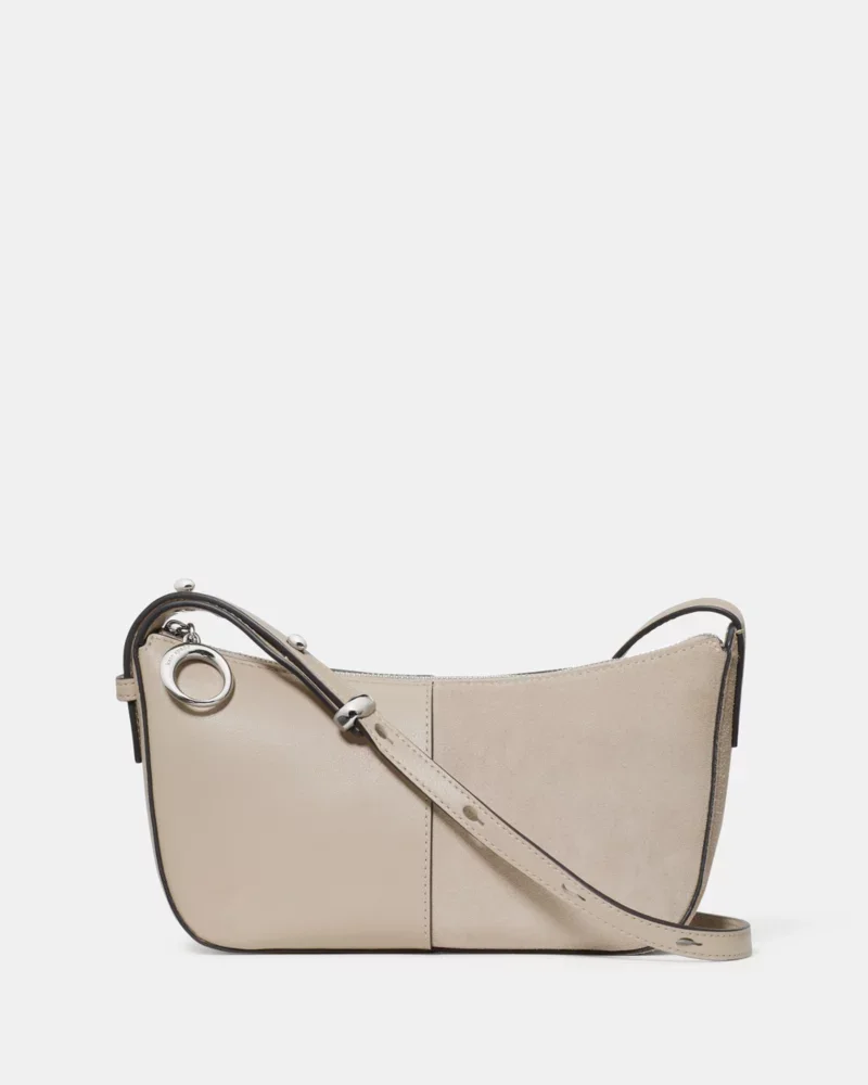 Halo Suede Crossbody Bag - 1