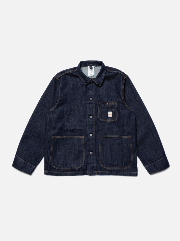 Howie Chore Jacket One Wash Blue - 1