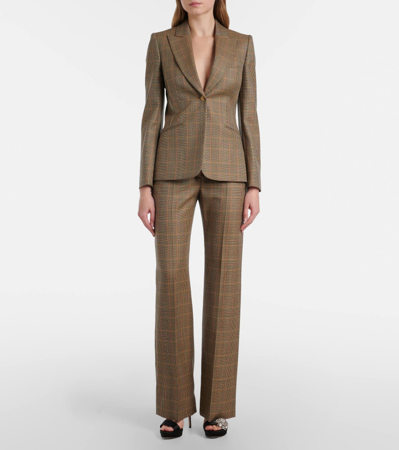 Alexander McQueen Country Check wool blazer outlook