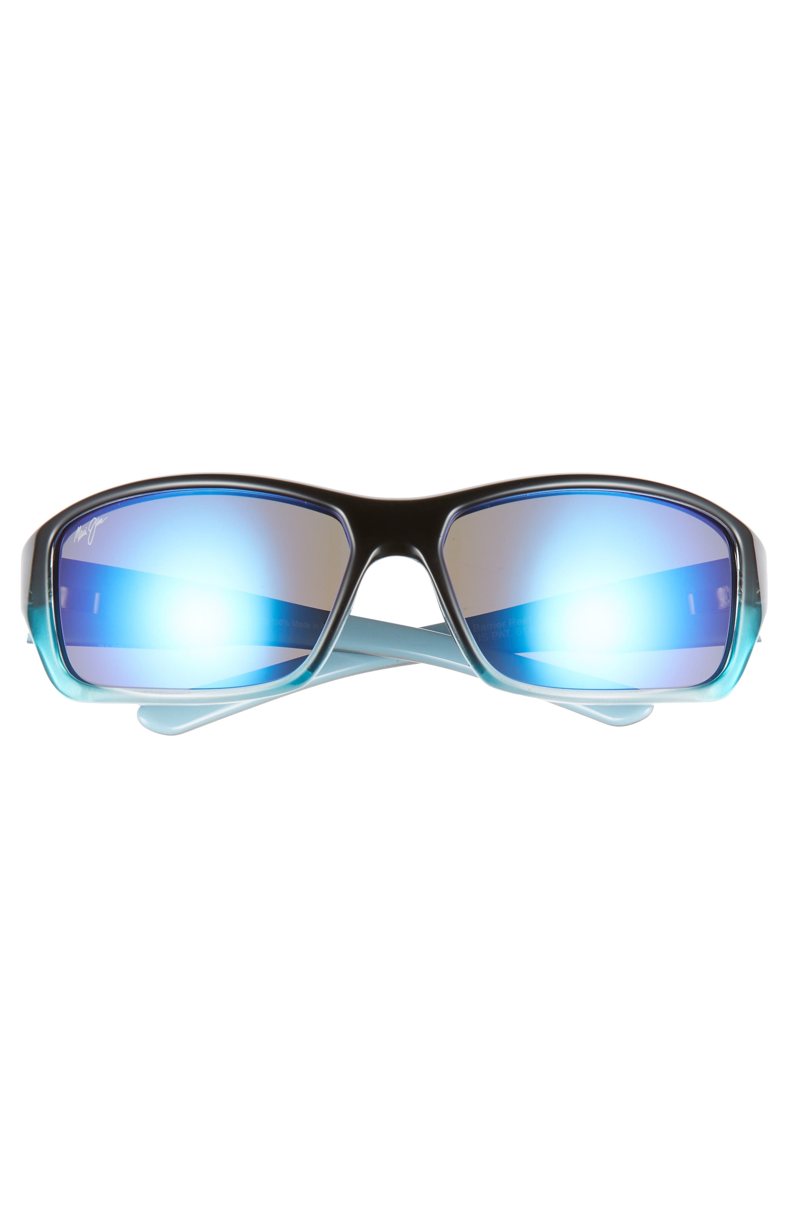 Maui Jim Barrier Reef 62mm Polarized Sunglasses in Blue Turquoise/Blue at Nordstrom - 3