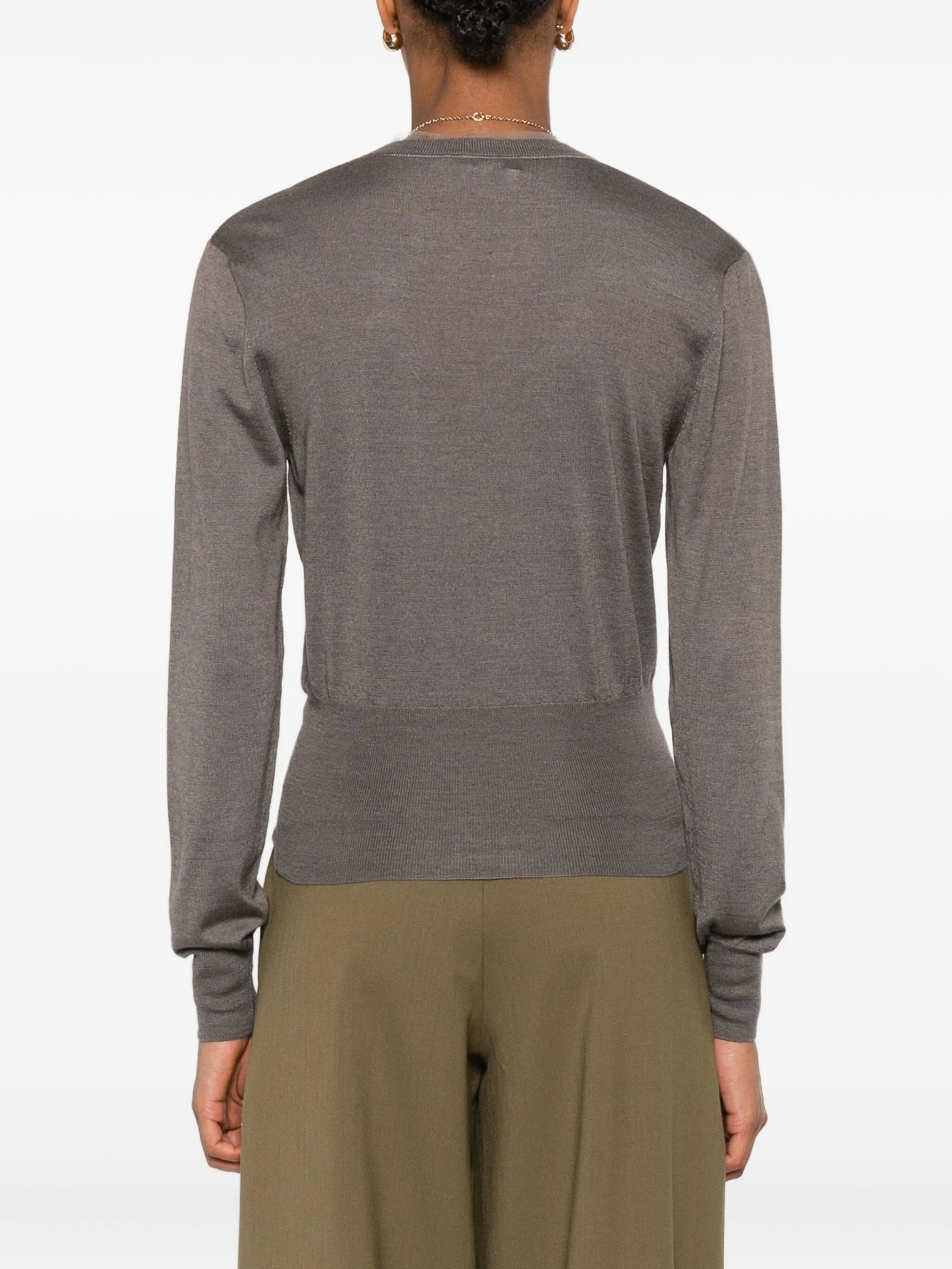 Fendi V-neck T-shirt - 4
