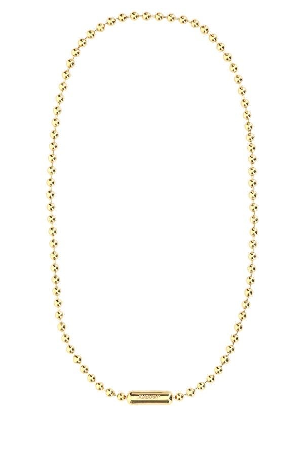 Ambush Man Gold 925 Silver Ball Chain Necklace - 1