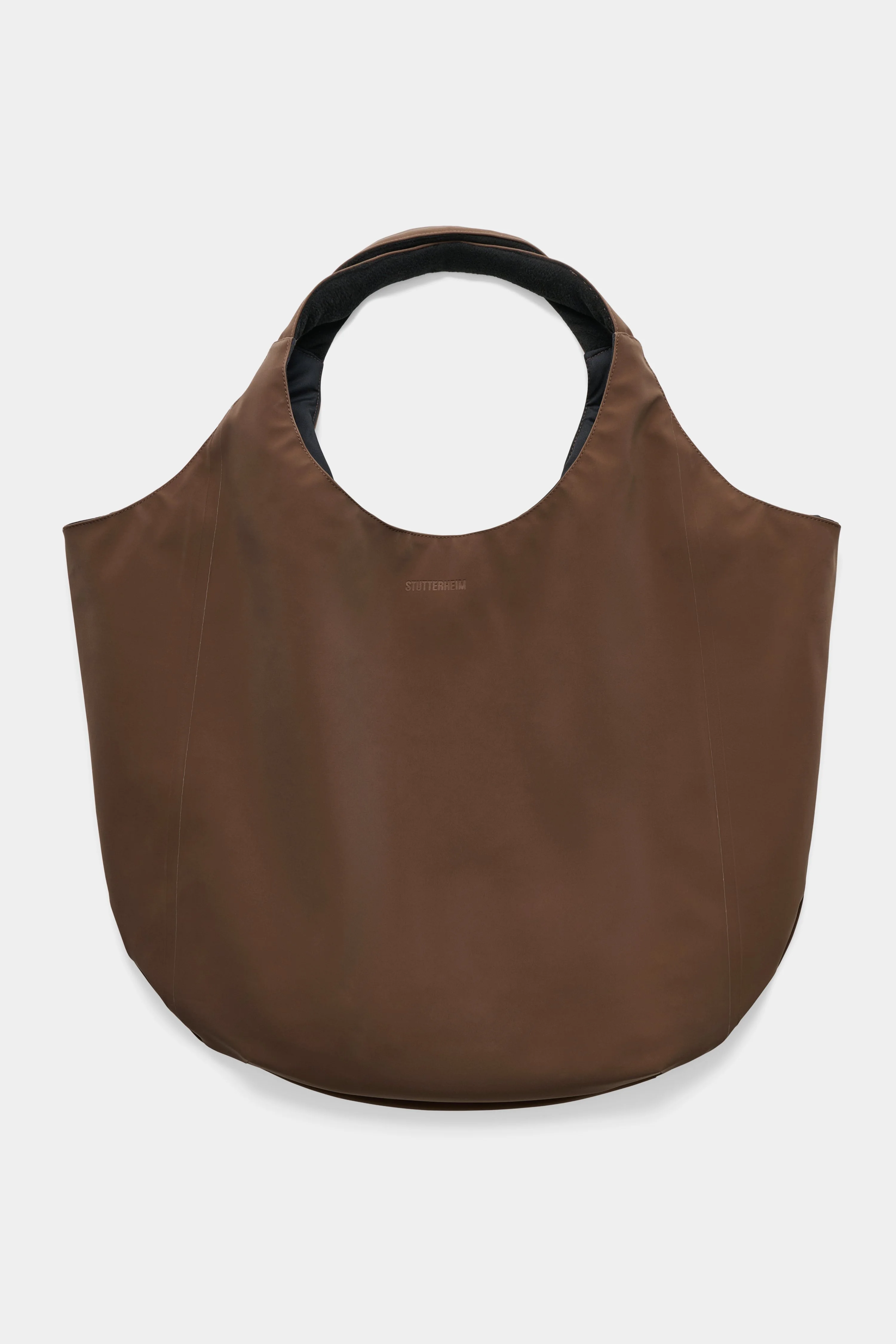 Svea Puffer Bag Matte Dark Brown - 1