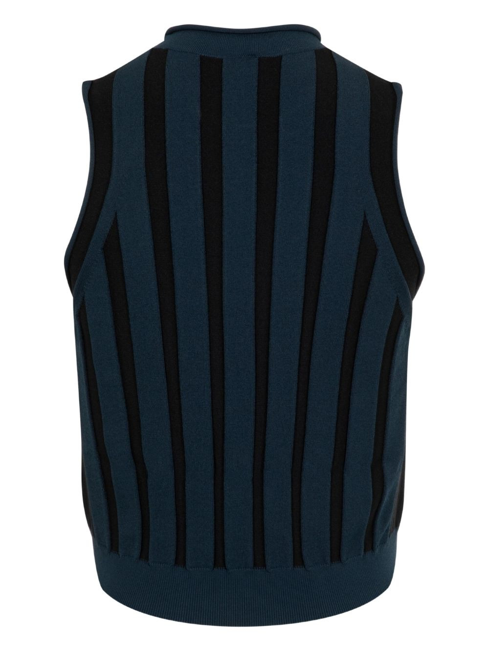 striped-pattern sleeveless top - 2