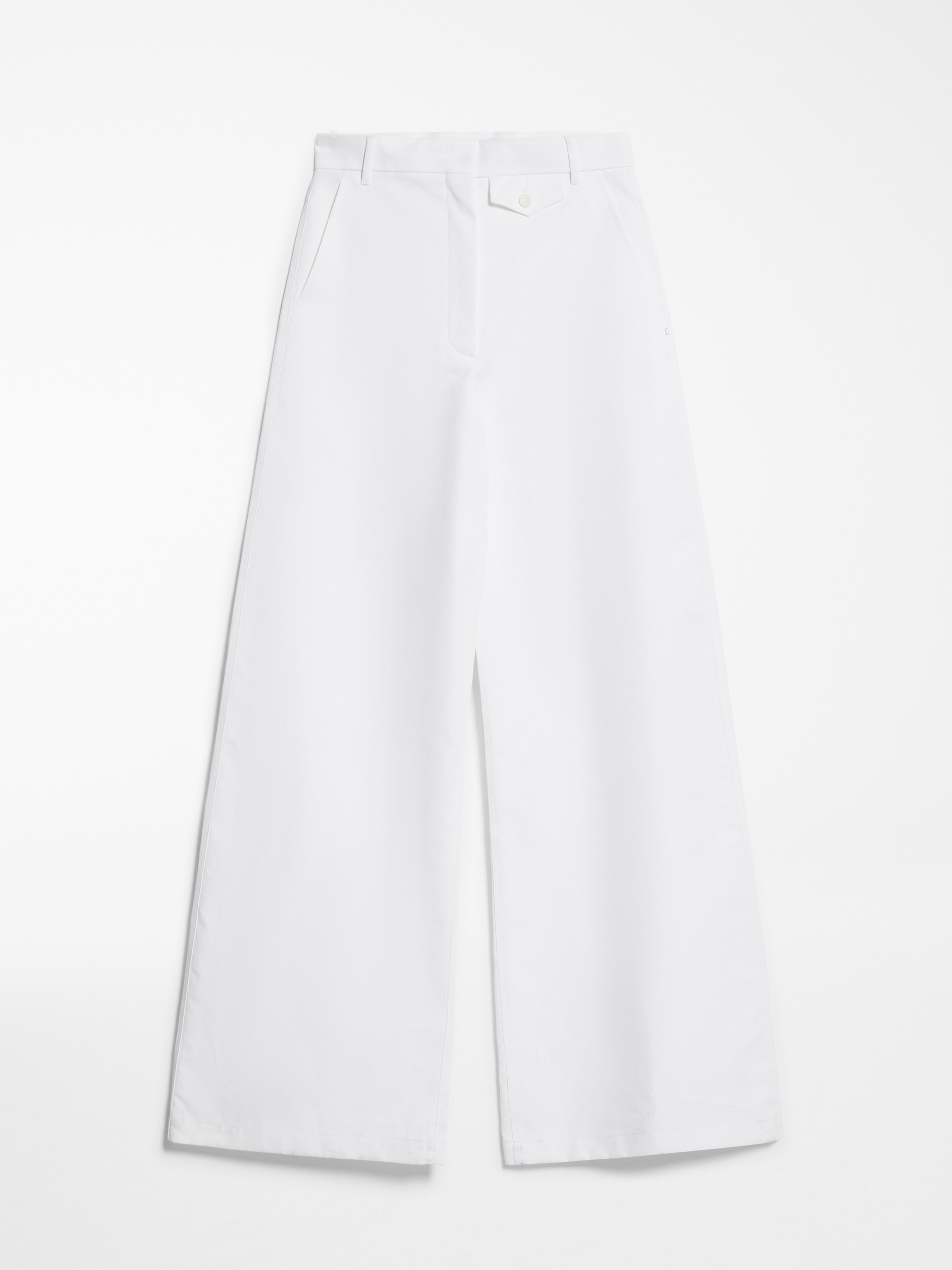 FEBO Oversized bonded cotton trousers - 1