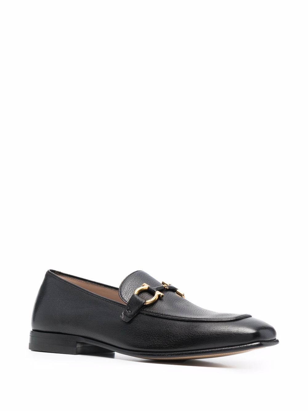 Gancini leather loafers - 2