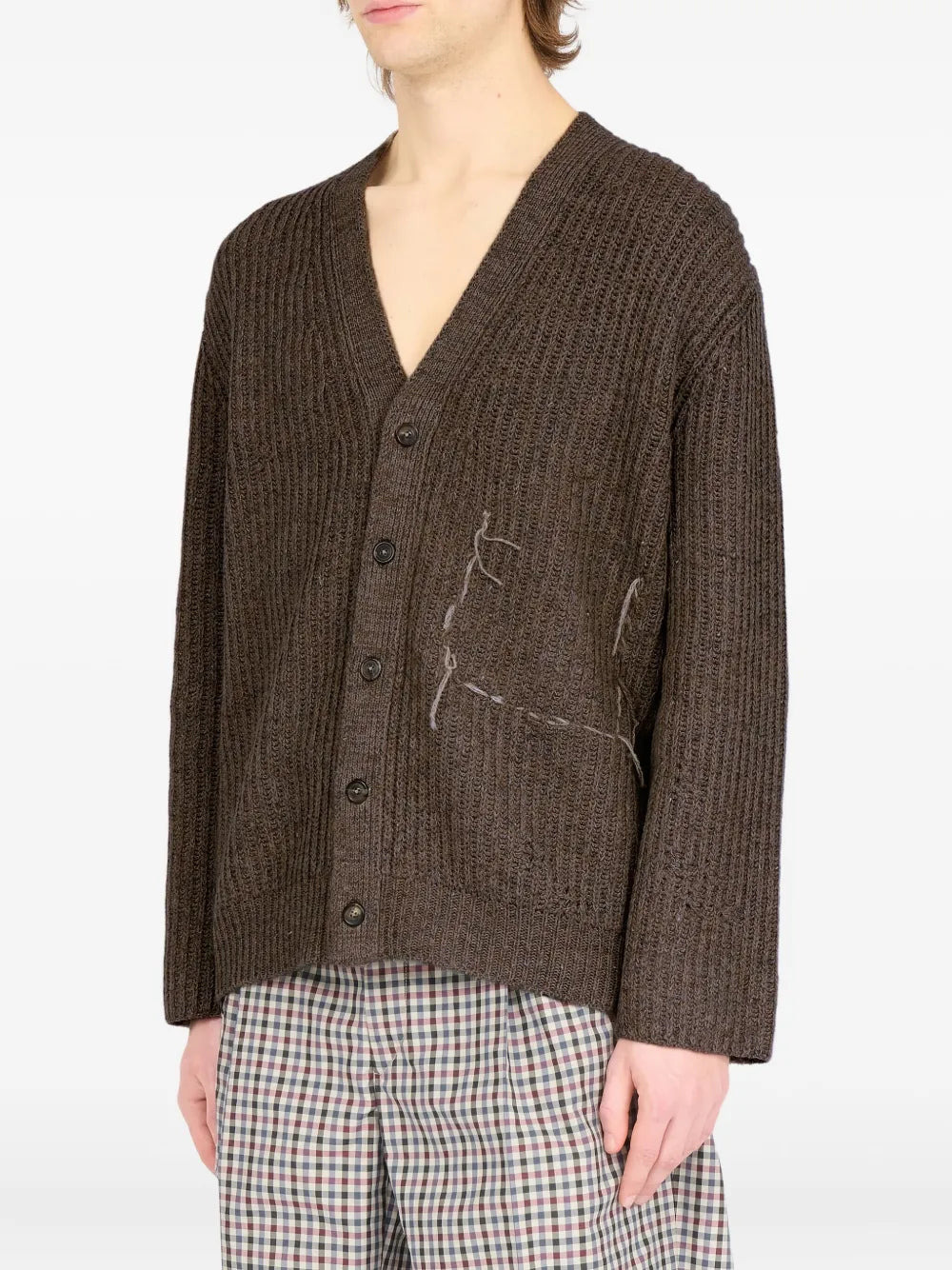 Ribbed Wool Cardigan - 4