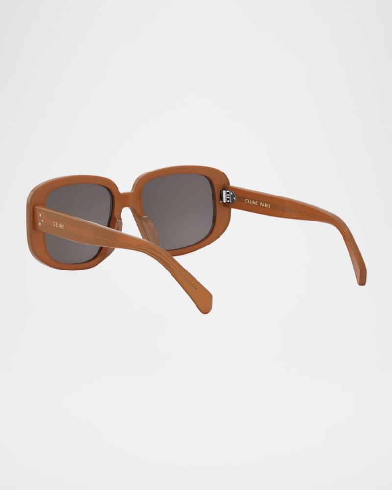 CELINE Bold 3 Dots Acetate Shield Sunglasses outlook