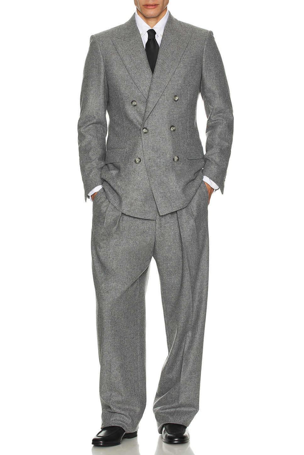 Traditional Flannel Double Pleat Pant - 5