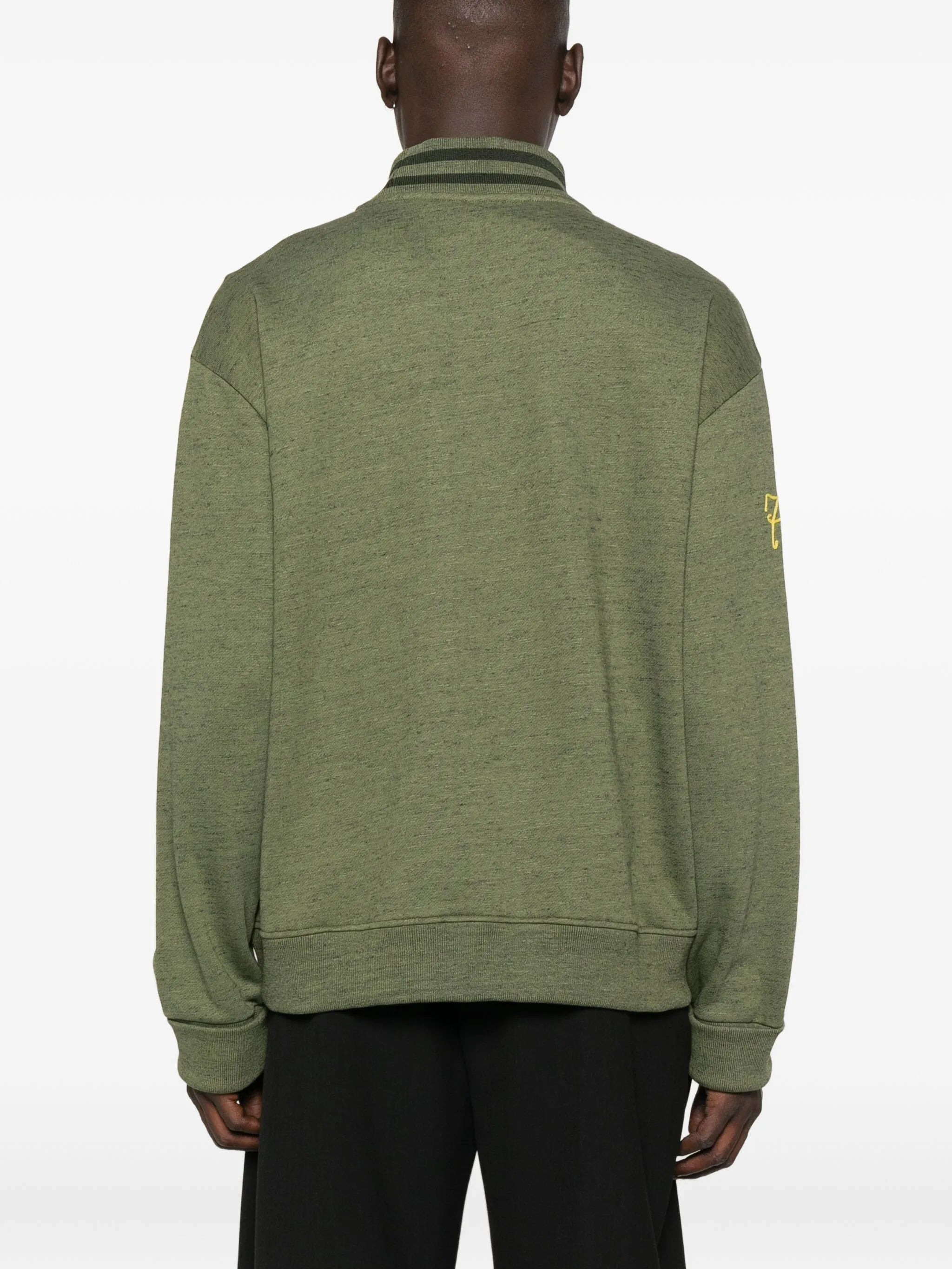 Kenzo Paris Chainstitch-embroidered V-neck Cardigan - 3