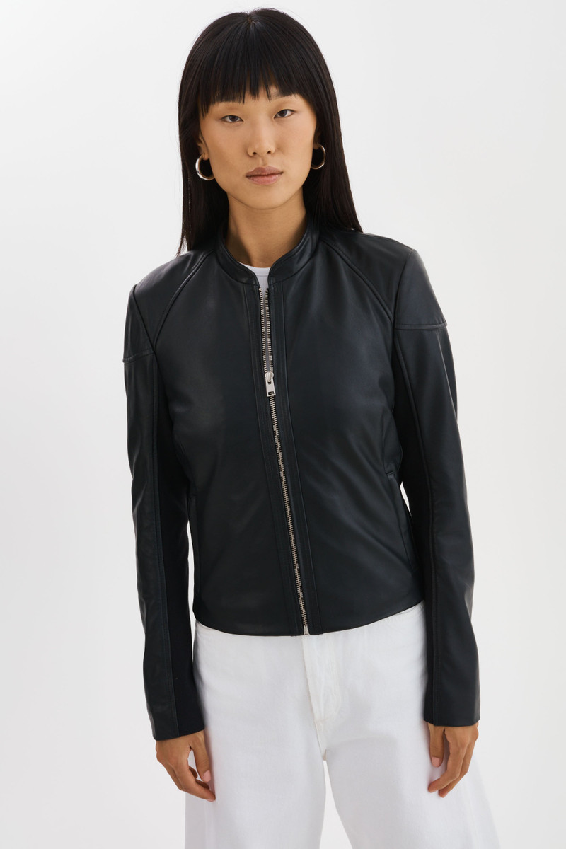 HIRA | Fitted Leather Jacket 3