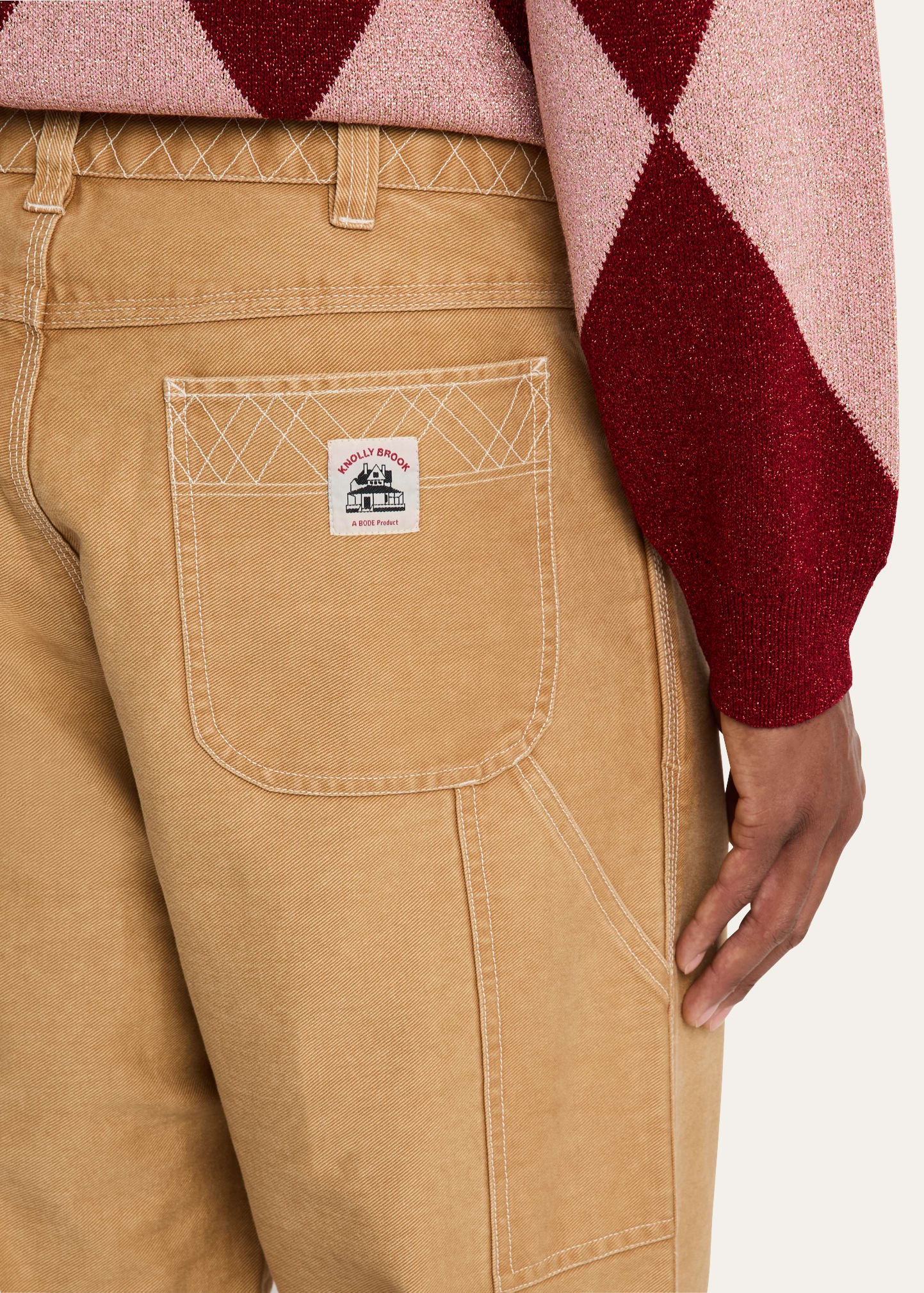 Men's Embroidered Knolly Brook Trousers - 5