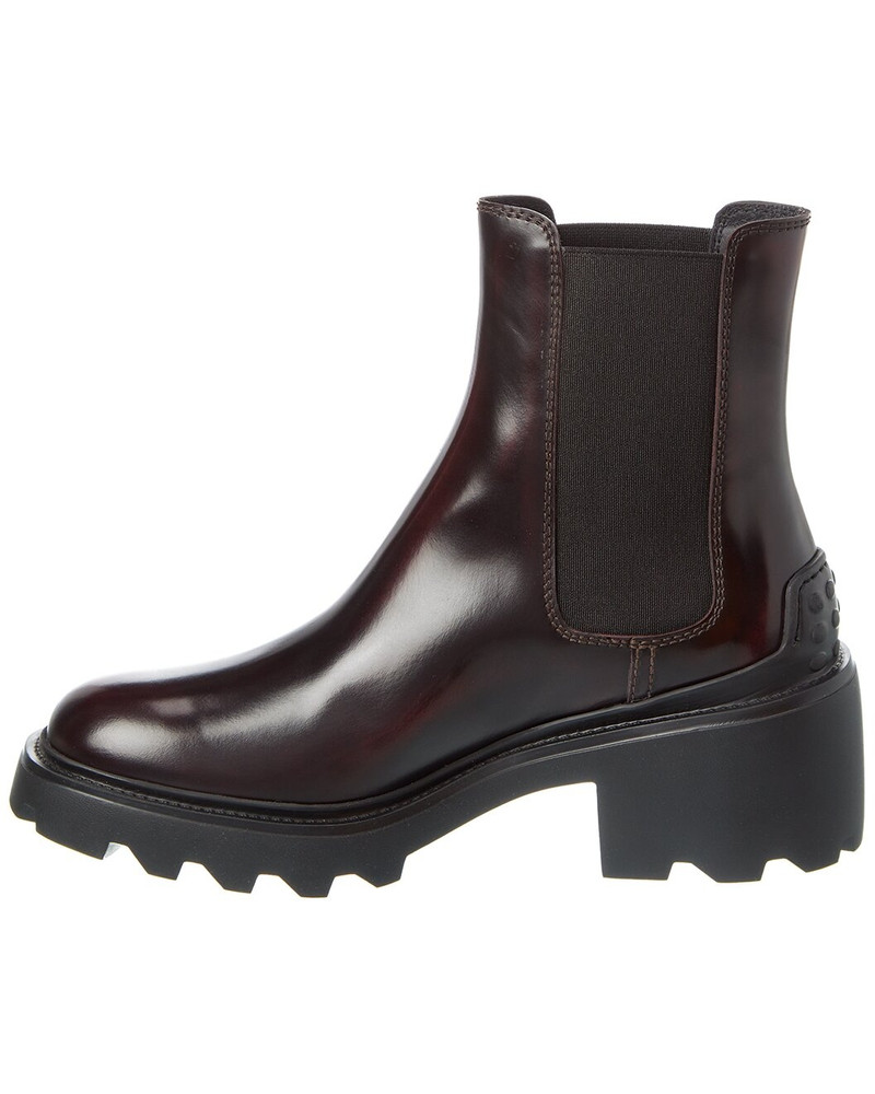 Tod's TOD’s Logo Leather Boot outlook