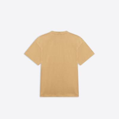 BALENCIAGA Women's Bb Corp Medium Fit T-shirt in Beige outlook