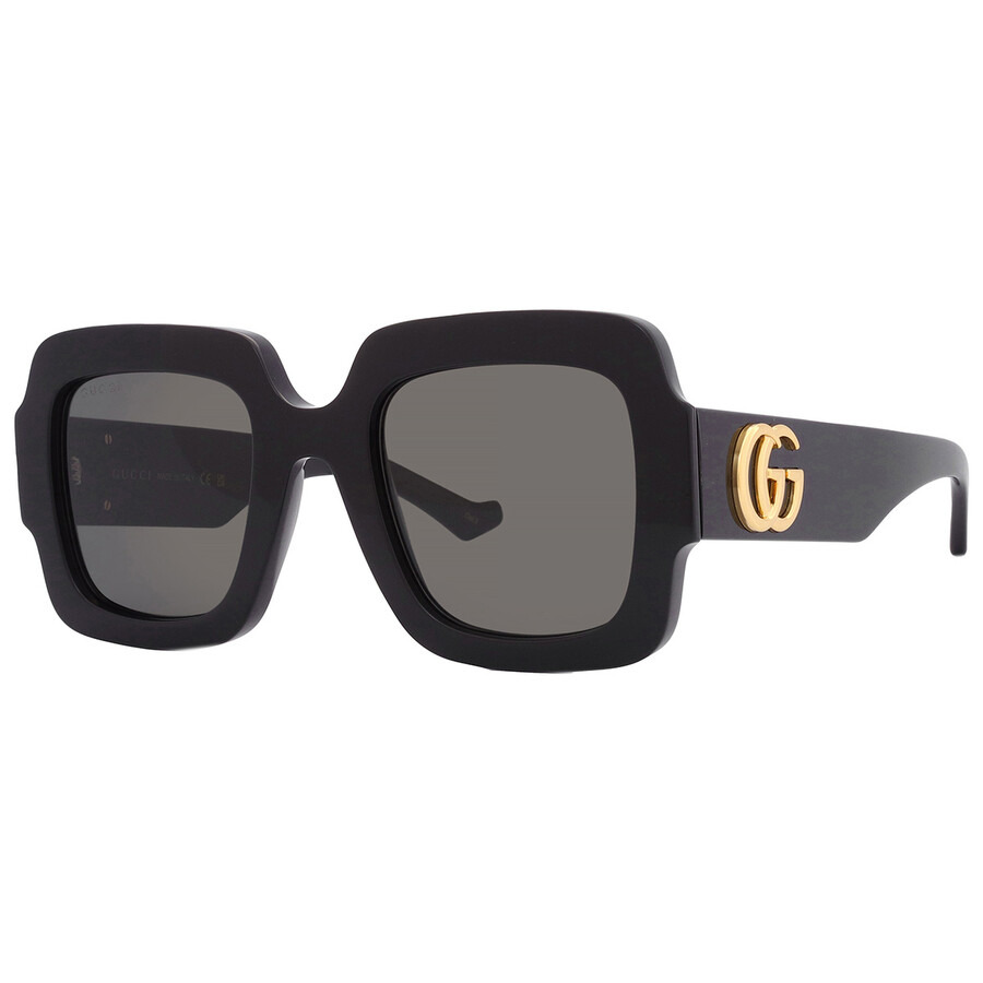 Gucci Grey Square Ladies Sunglasses GG1547S 001 50 - 3