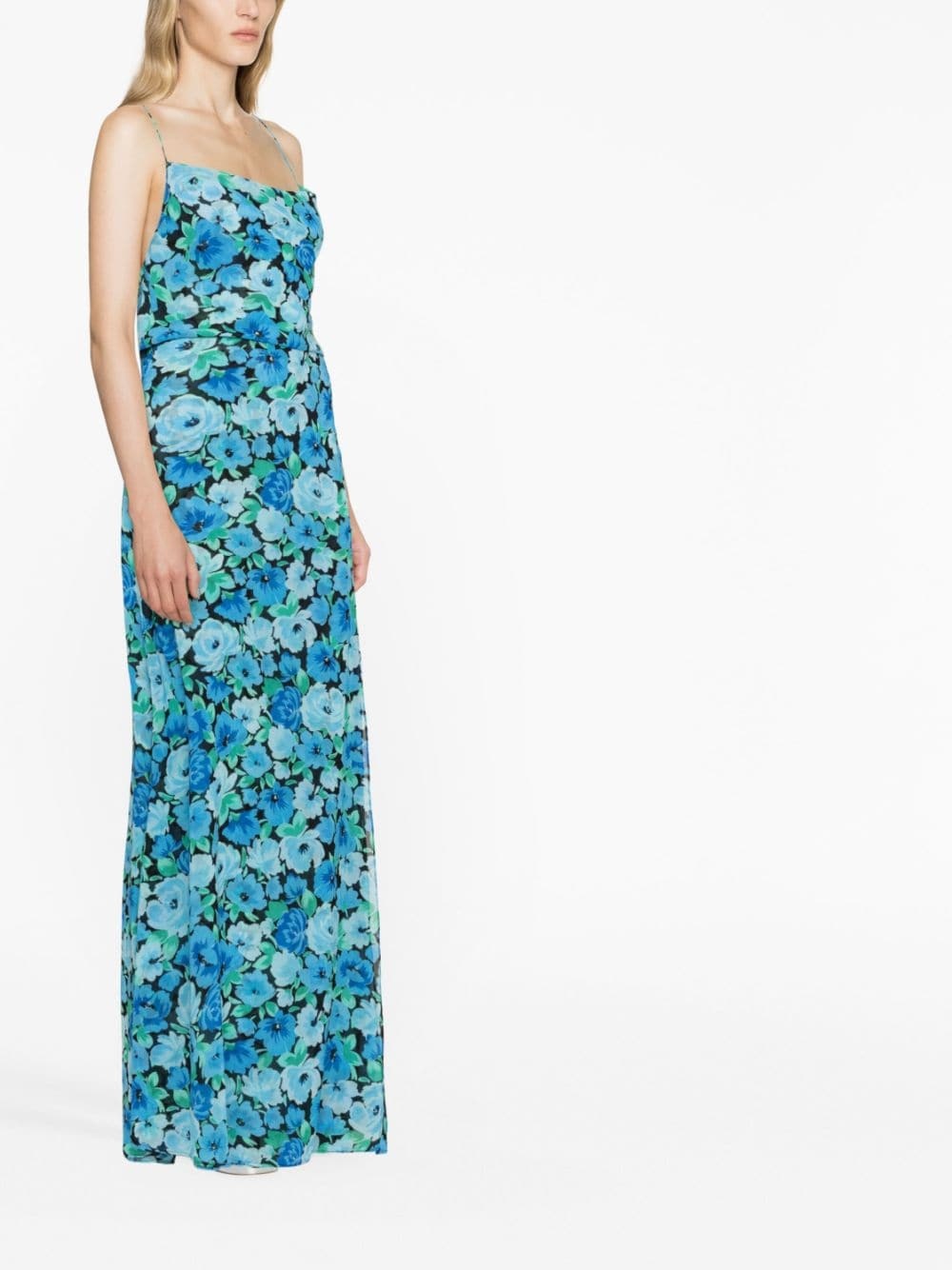 floral-print maxi dress - 4