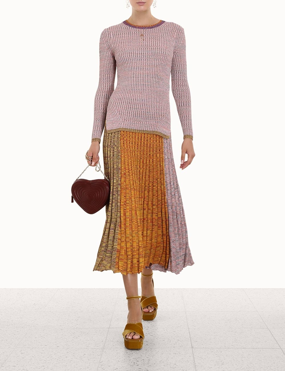 KALEIDOSCOPE MOULINE SWEATER - 2
