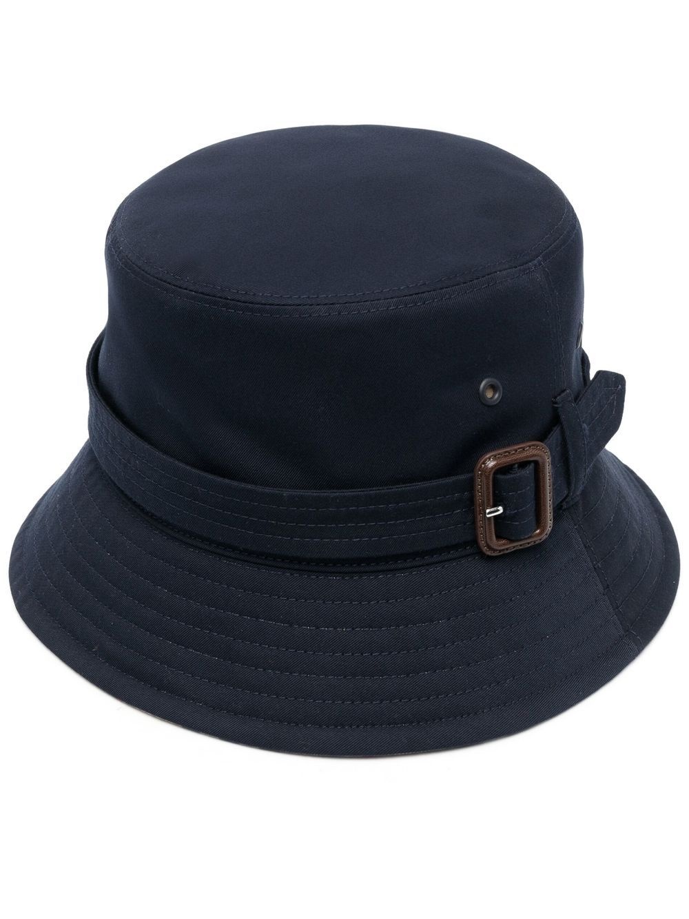 buckle-detail cotton bucket hat - 1