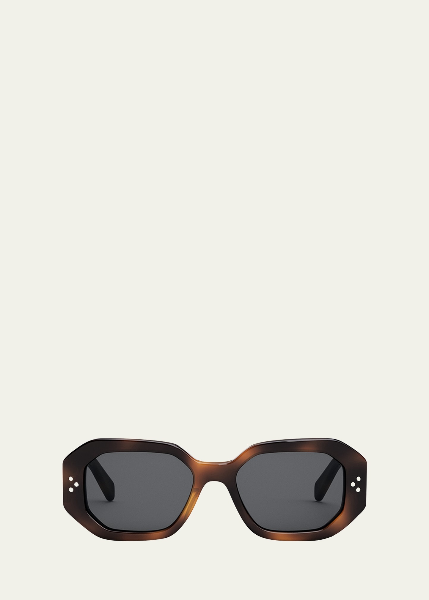 Bold 3 Dots Square Acetate Sunglasses - 1