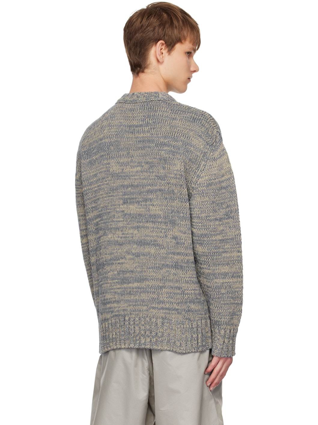 Blue & Beige Rasmus Sweater - 3