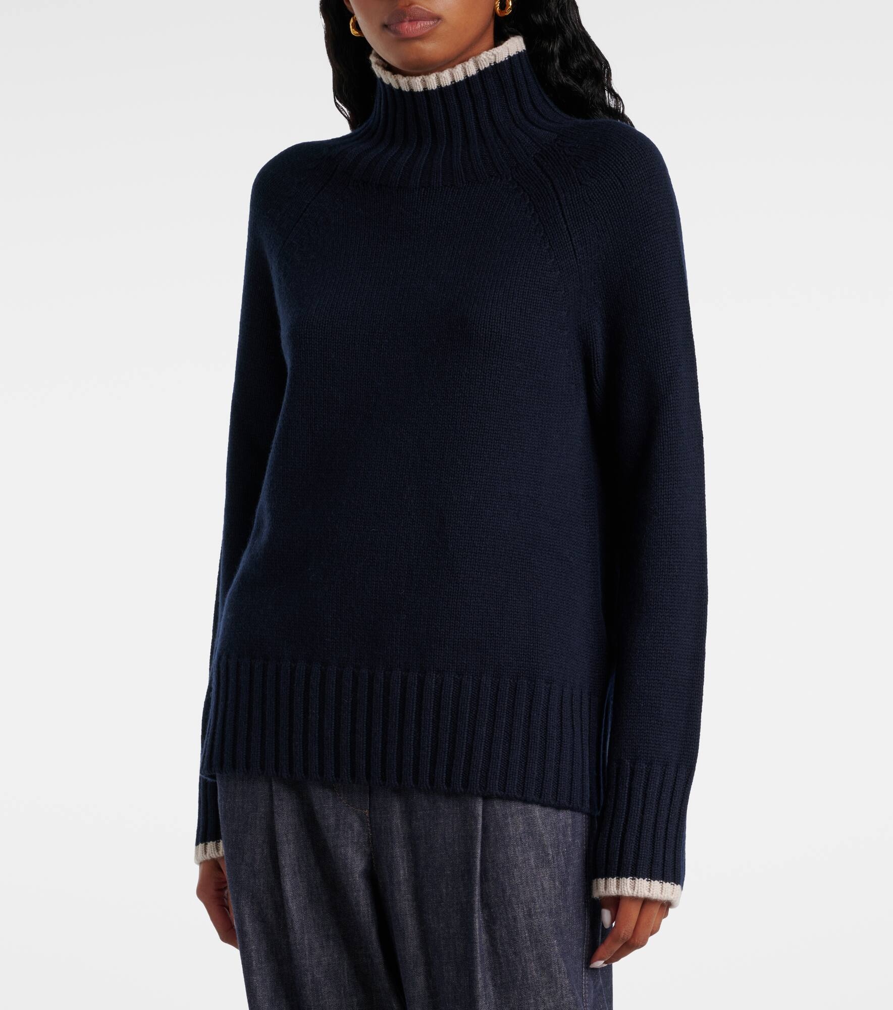 Mantova wool and cashmere turtleneck sweater - 5