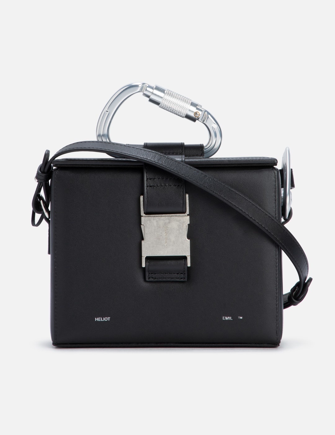 LEATHER CARABINER BOX BAG - 4