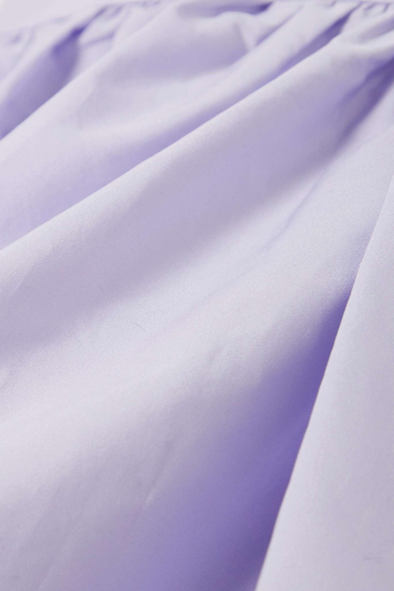 James bow-embellished cotton-poplin peplum top 4