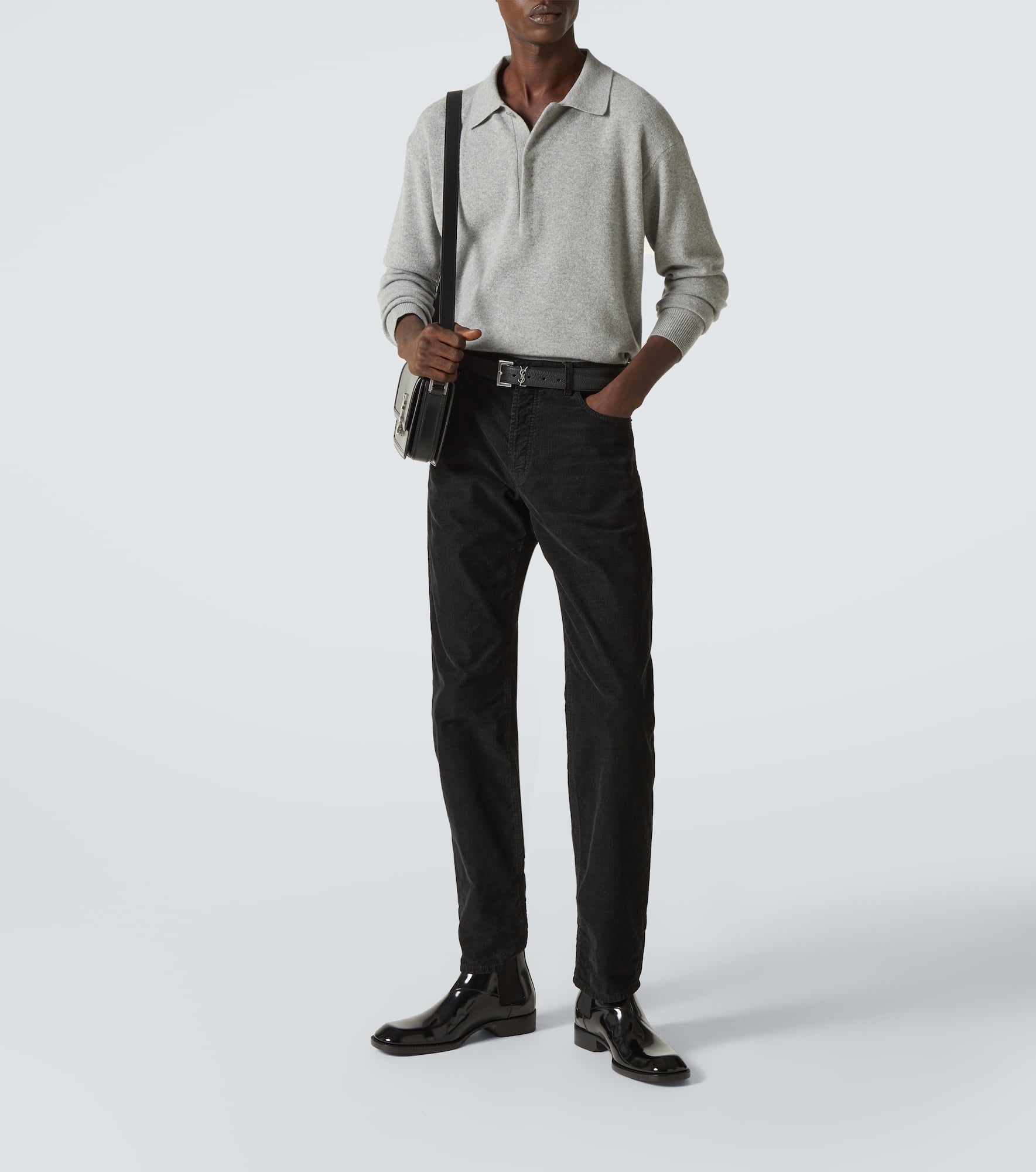 Wool polo sweater - 2