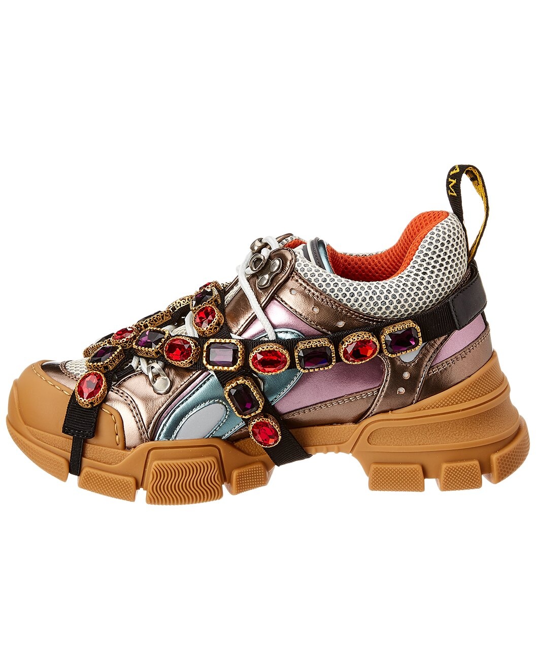 Gucci Flashtrek Leather & Mesh Sneaker - 2