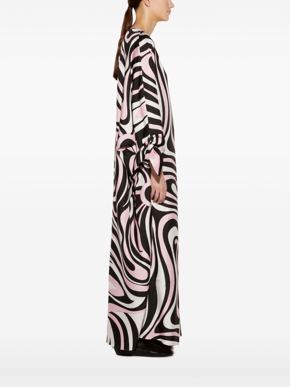 abstract-pattern print maxi dress - 3