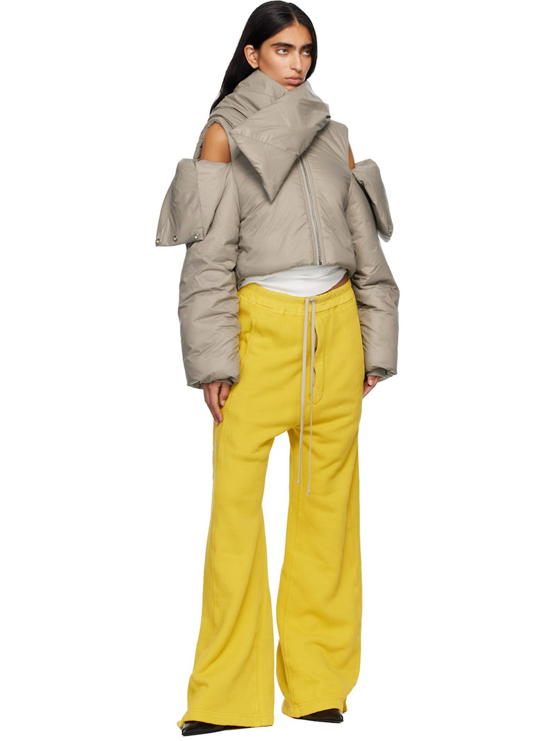 Rick Owens DRKSHDW Taupe Concordians Convertible Jacket outlook