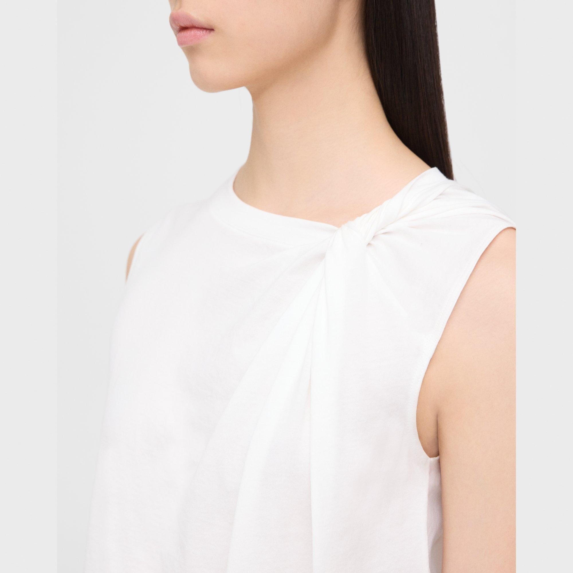 Twisted Tank Top in Organic Cotton - 5