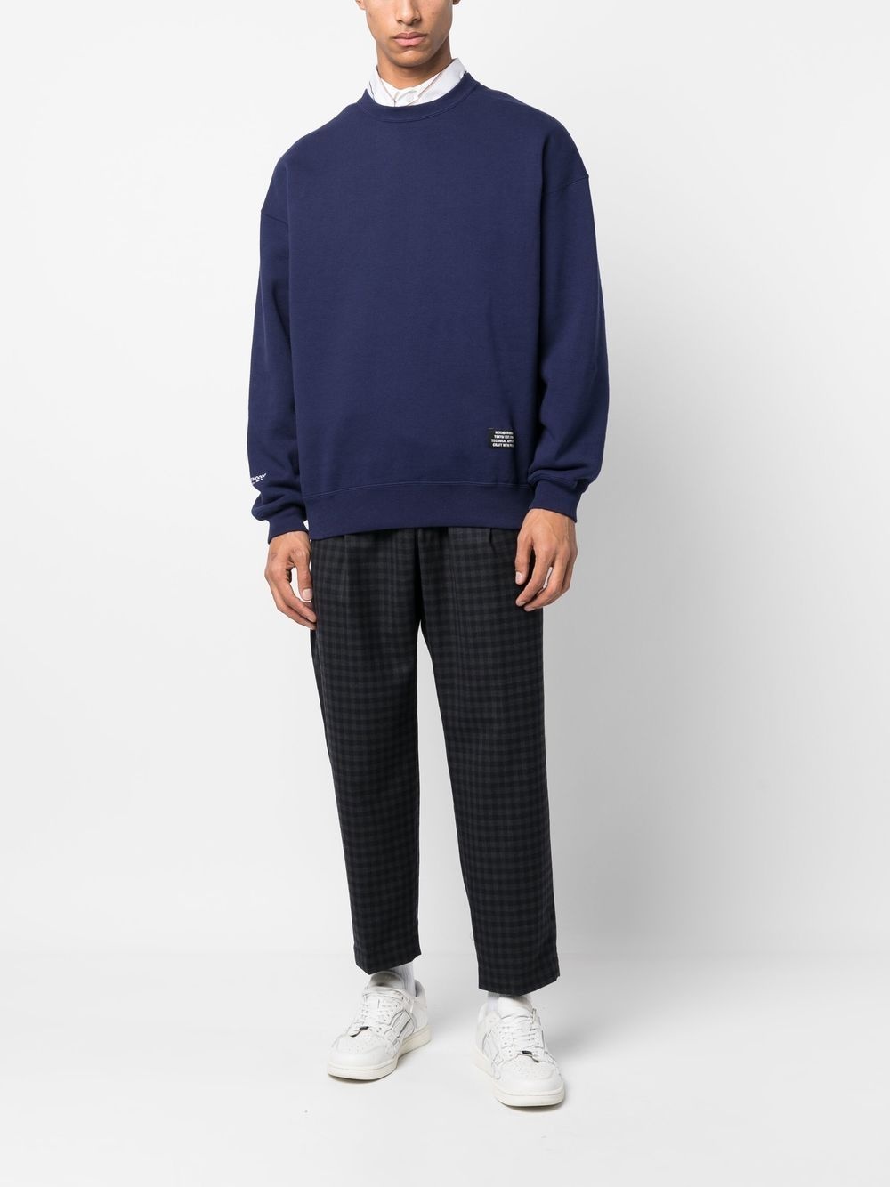 logo-patch detail sweatshirt - 2