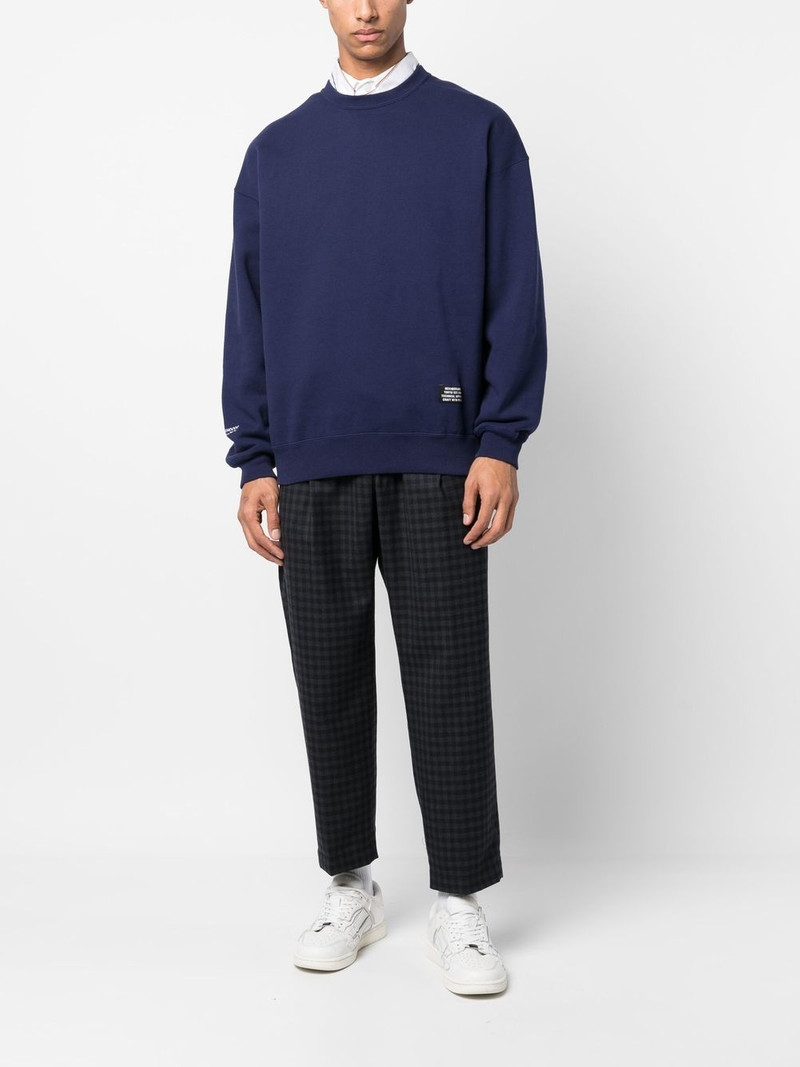 NEIGHBORHOOD logo-patch detail sweatshirt outlook
