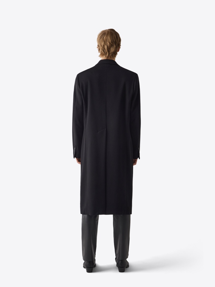 COAT 77 BLACK CLASSIC WOOL - 3