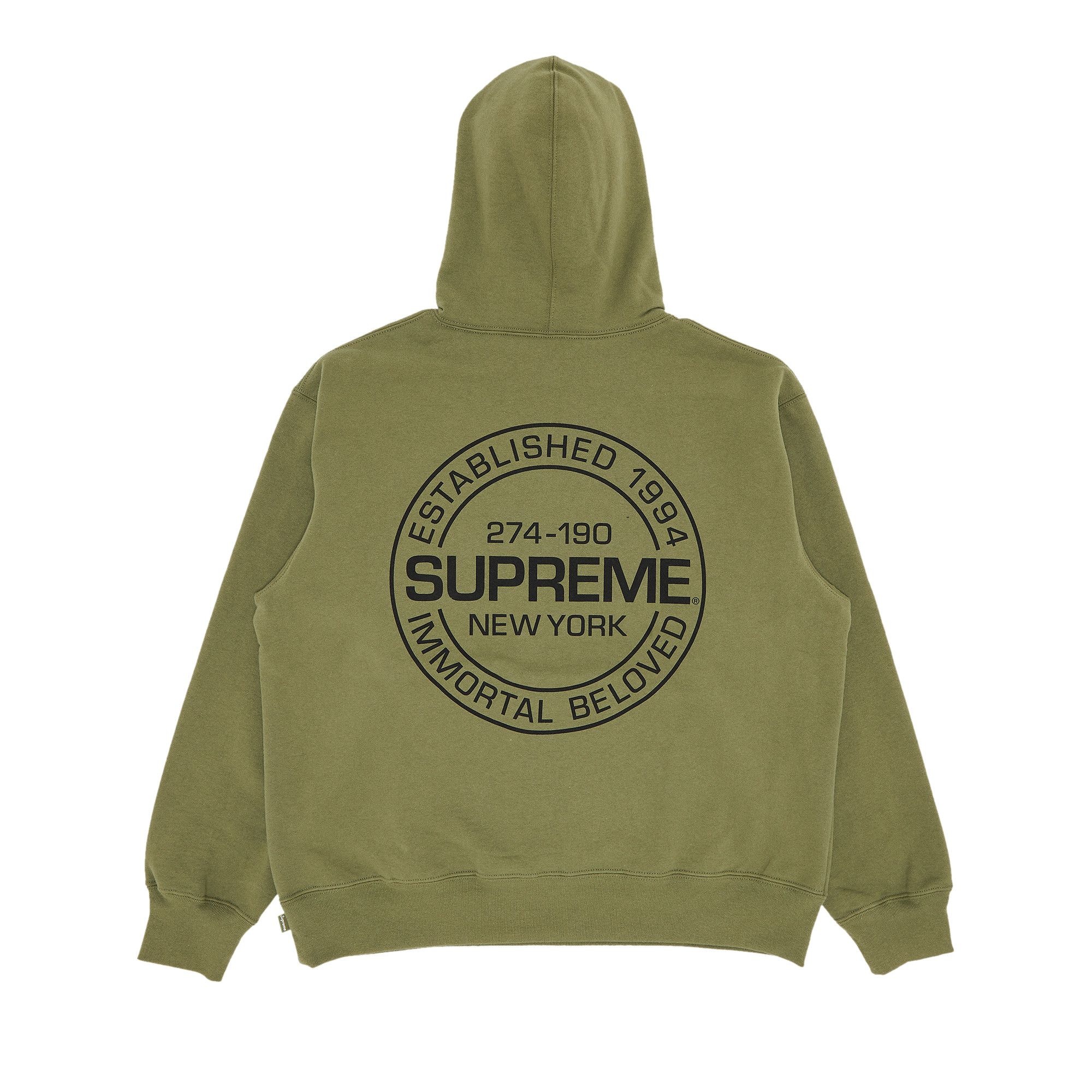 Supreme Immortal Hooded Sweatshirt 'Light Olive' - 2