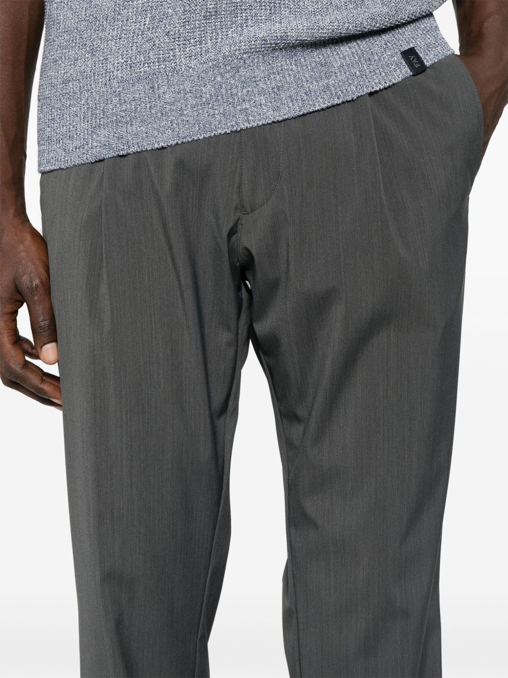 pleat-detail trousers - 5