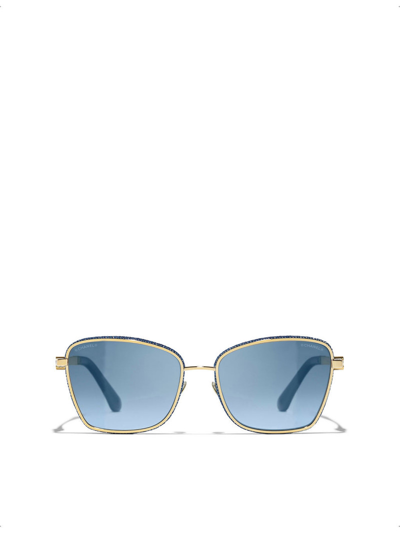 CH4289Q Cat Eye-Frame Metal Sunglasses 1