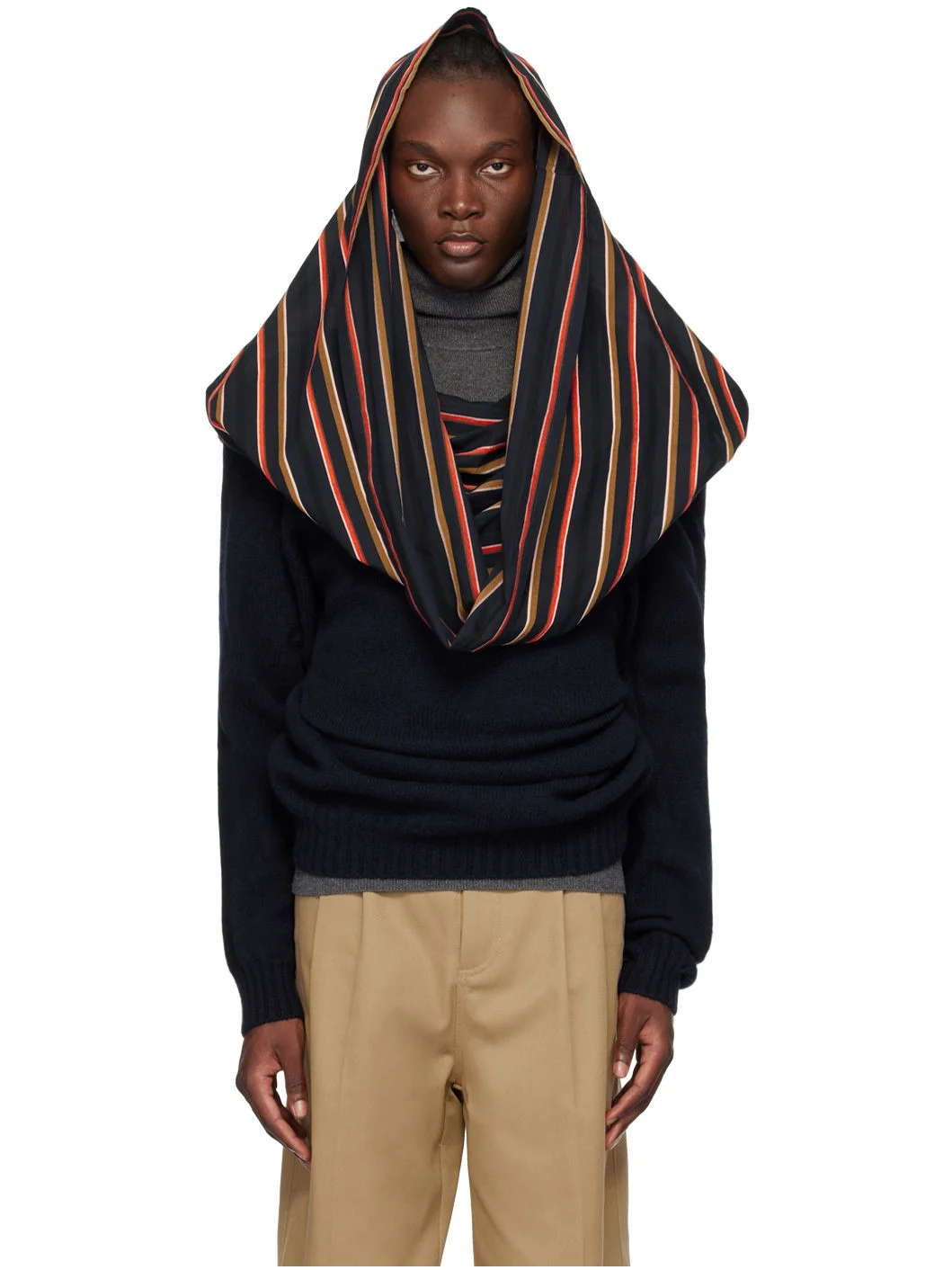 Navy Nº78 Backfrontals Sweater - 1