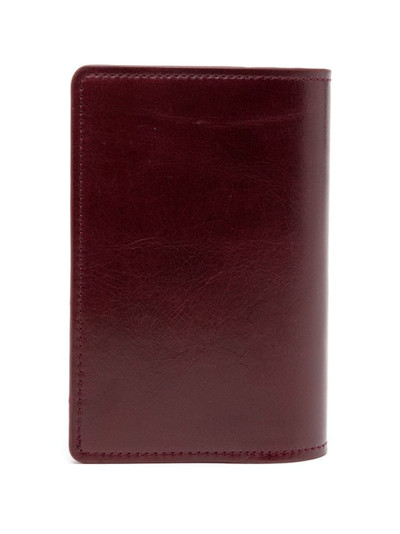 UMA WANG logo-debossed leather wallet outlook
